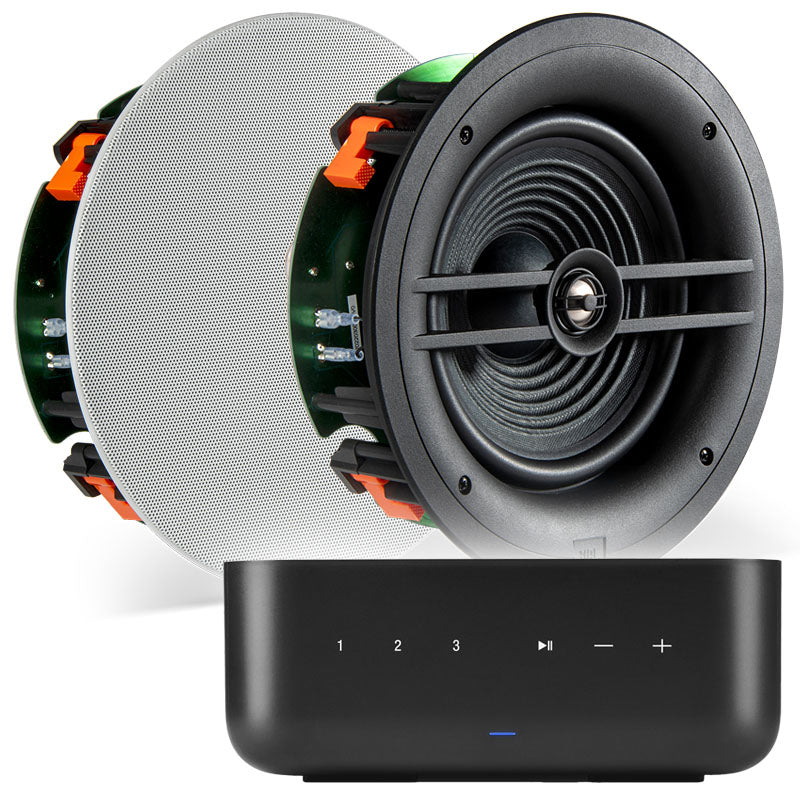 Denon Home Amp HEOS Streaming Amplifier x JBL Stage 280C In