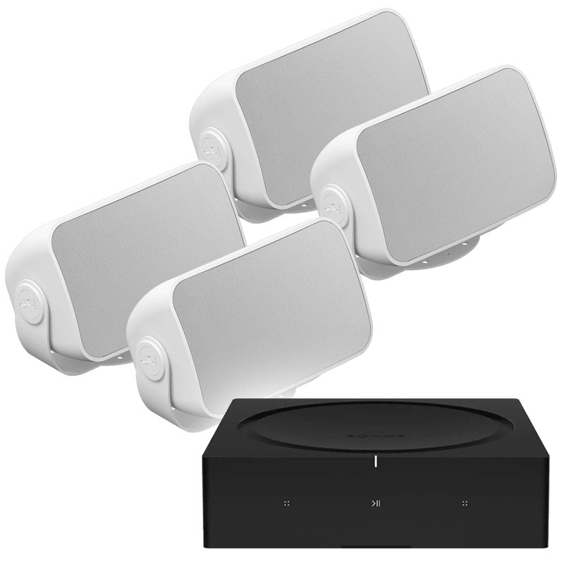 Sonos Amp x Sonos Outdoor Speakers