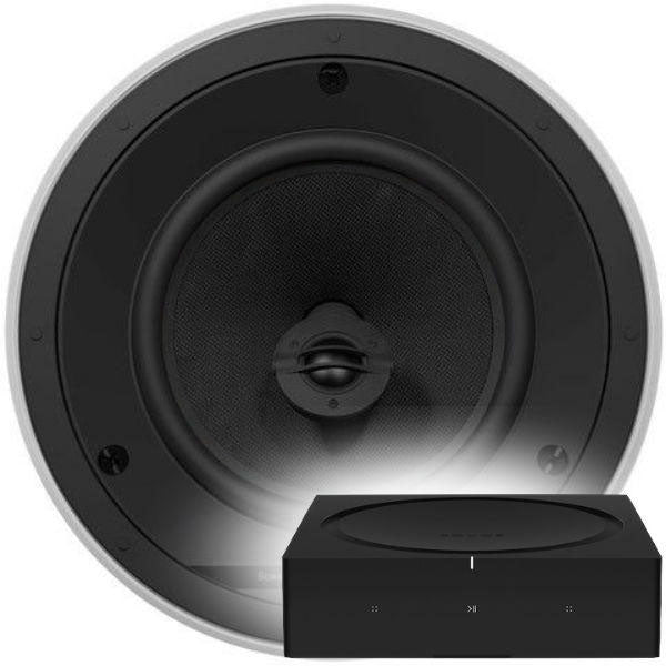 Sonos Amp x B&W CCM684 Ceiling Speakers