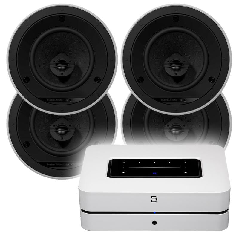 Bluesound Powernode & 4 x B&W CCM664 Ceiling Speakers