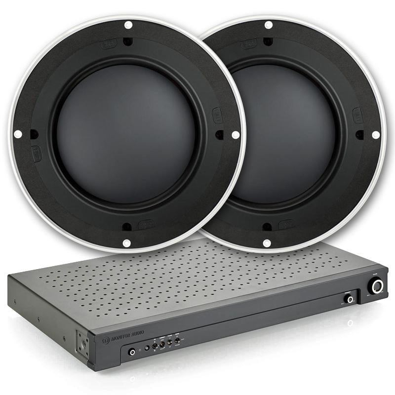 Monitor Audio IWA250 Subwoofer Amp & 2 x KEF Ci200TRb Drivers (Packag