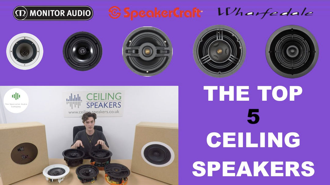 The Top 5 Ceiling Speakers