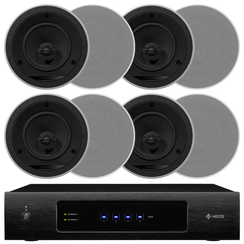 Denon HEOS Drive & 8 x B&W CCM665 Ceiling Speakers
