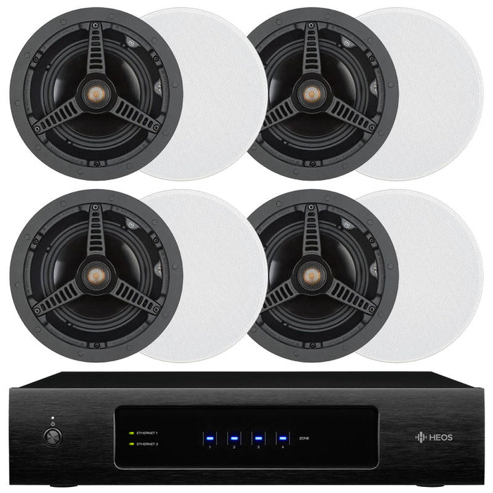 Denon HEOS Drive & 8 x Monitor Audio C165 Ceiling Speakers