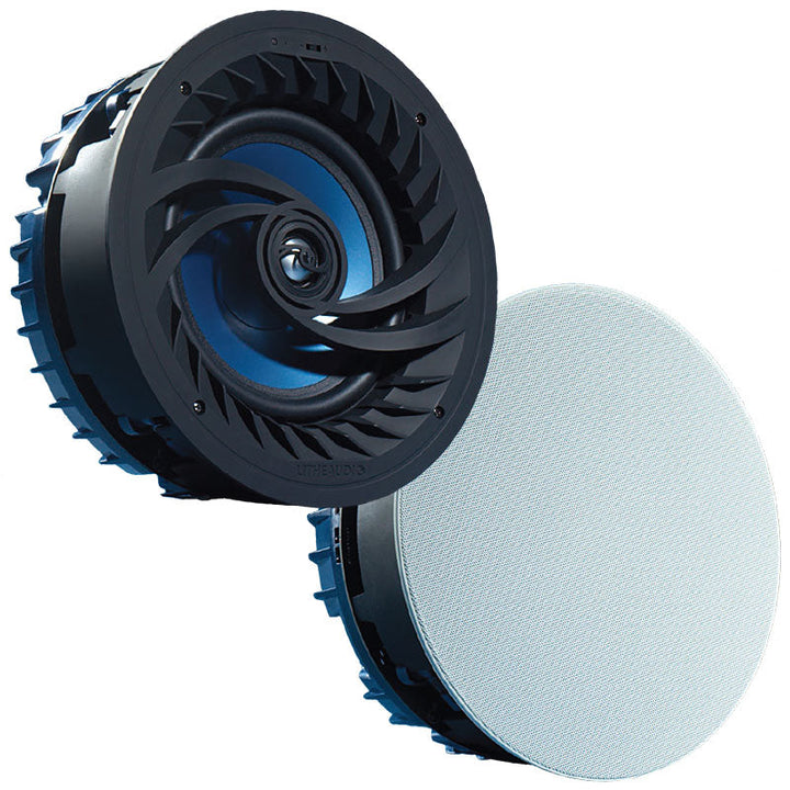 Lithe Audio 8” Bluetooth Auracast™ Ceiling Speakers (Master/Slave Pair)
