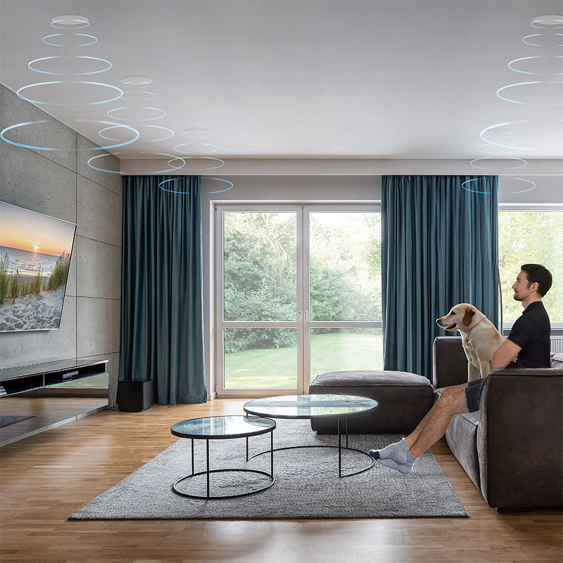 Living Room Indoor Speakers Home Audio System+(16) White Bedroom