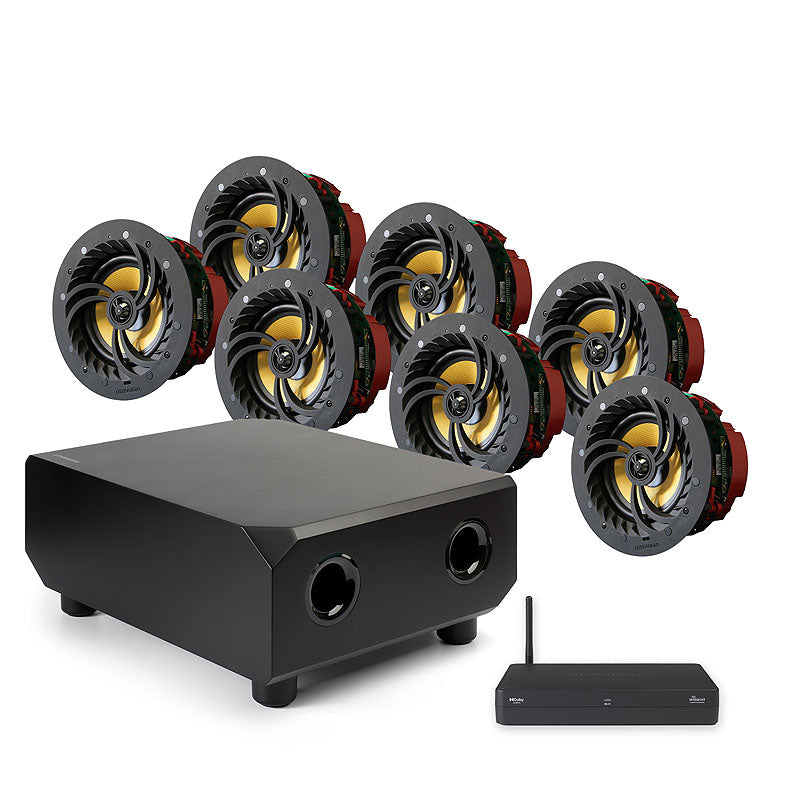 Lithe Audio Wireless In-Ceiling 7.1 Surround Sound Cinema Kit - WiSA Cinema Hub