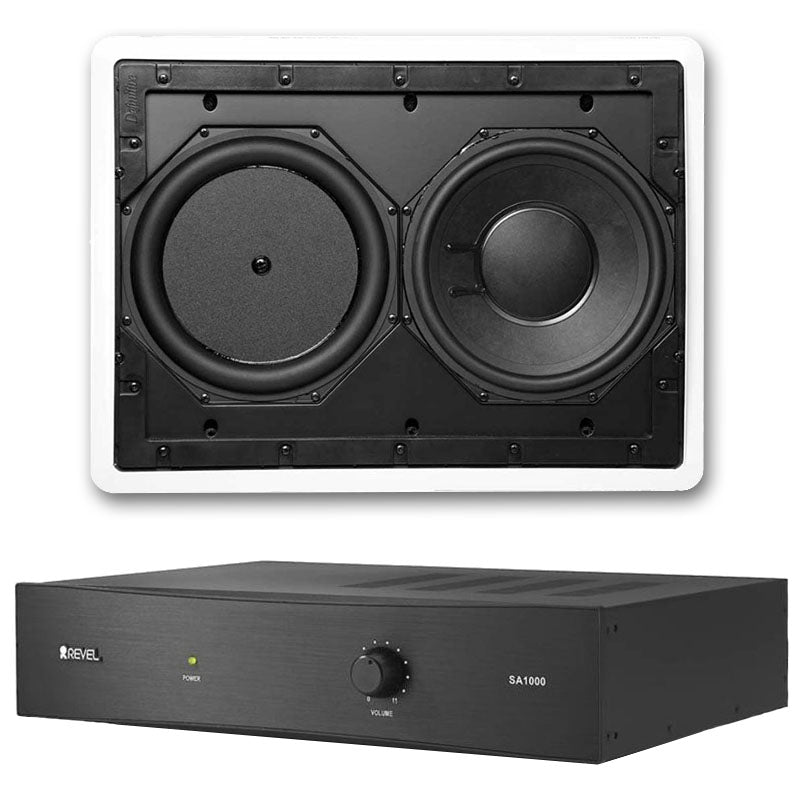 Revel SA1000 Sub Amp & 1 x Definitive Technology IWSUB10/10 Driver (Package)