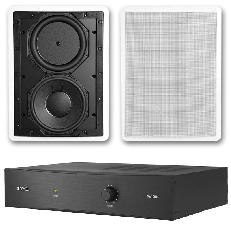 Revel SA1000 Sub Amp & 2 x Definitive Technology IWSUB10/10 Driver (Package)