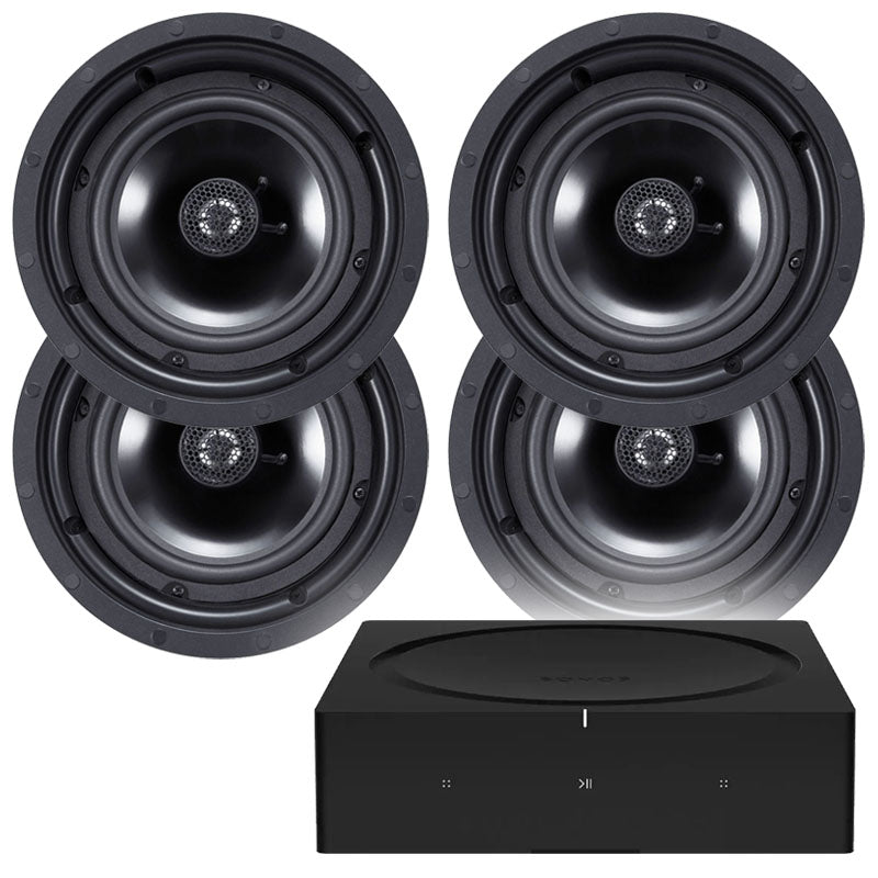 SONOS Amp & 4 x Wharfedale WCM-65 In-Ceiling Speakers