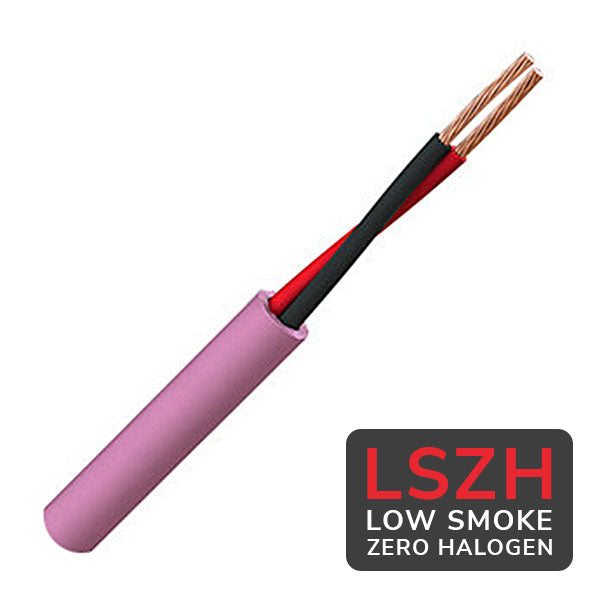 16/2 2-Core 16AWG LSZH Speaker Cable (10m - 305m)