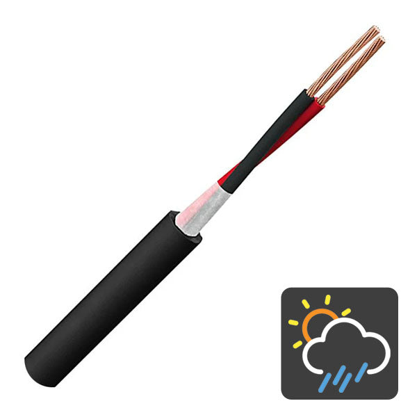 16/2 2-Core 16AWG Outdoor Speaker Cable (1m - 100m)