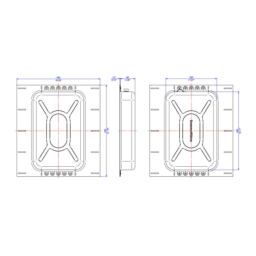 Bower & Wilkins In-Wall Speaker Backbox BB6W