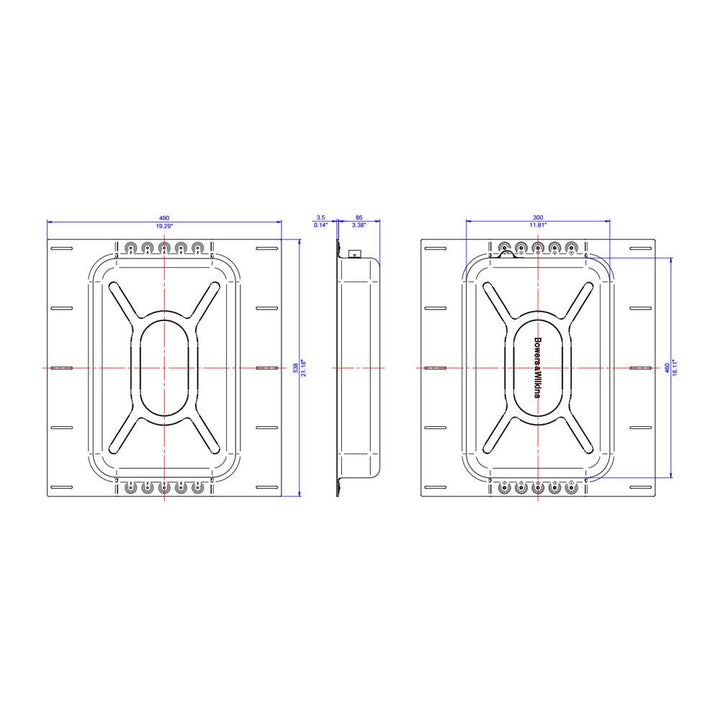 Bower & Wilkins In-Wall Speaker Backbox BB6W