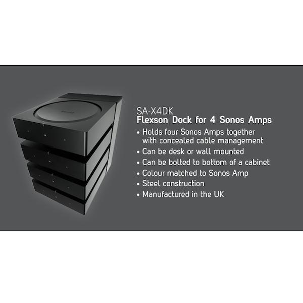 Flexson Dock For 4x Sonos Amps (Each)