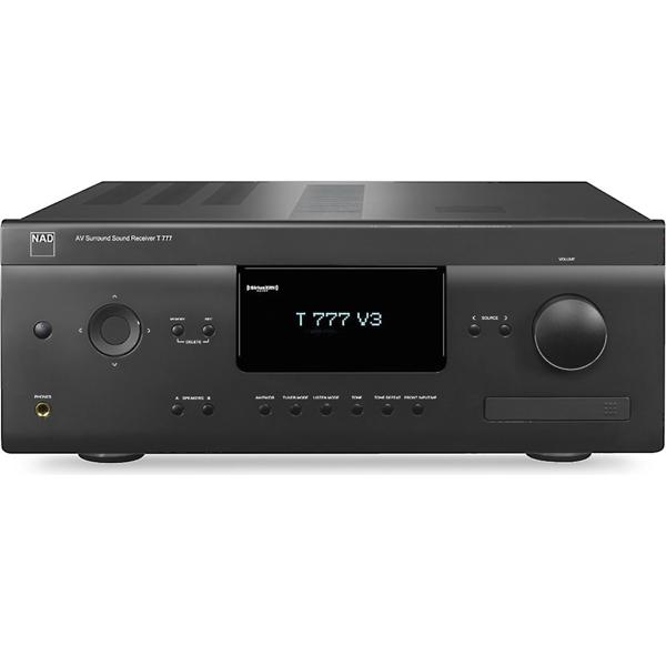 NAD T777 V3 BluOS UHD 4k Atmos/BluOS 7ch A/V Receiver Black (Each)