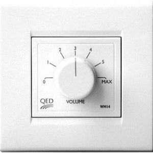 QED WM14 Wall plate with volume control (Each)