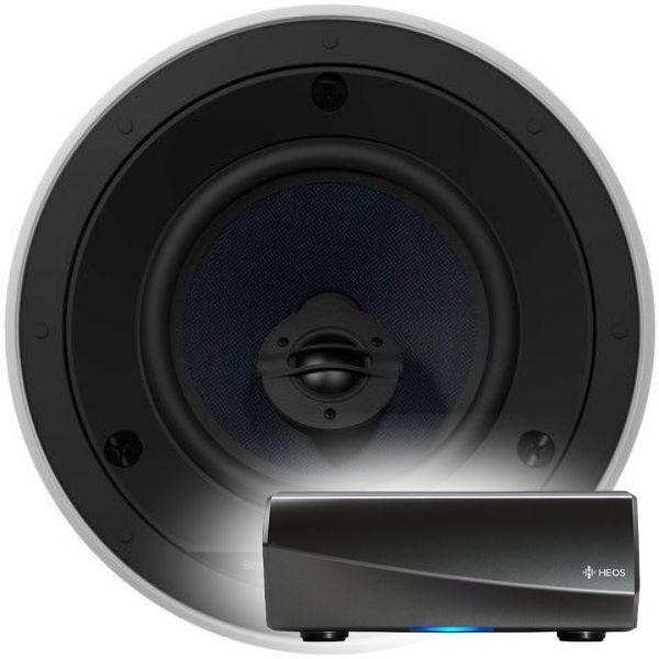 Denon HEOS Amp HS2 & 2 x B&W CCM663 Ceiling Speakers