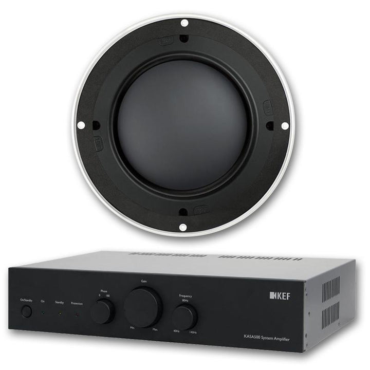 KEF KASA500 Subwoofer Amp & 1x Ci200TRb Driver (Package)