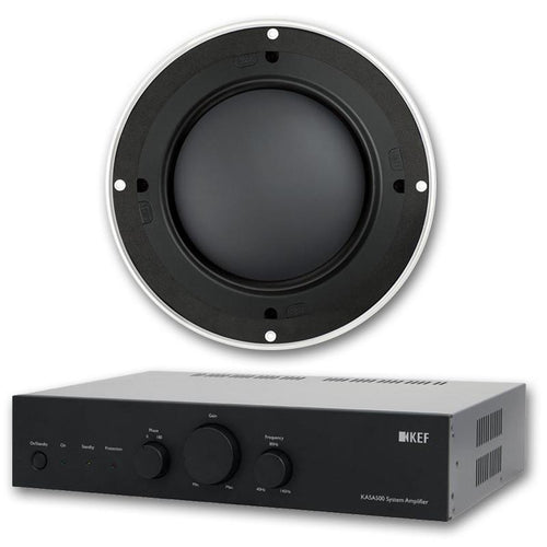 KEF KASA500 Subwoofer Amp & 1x Ci200TRb Driver (Package)