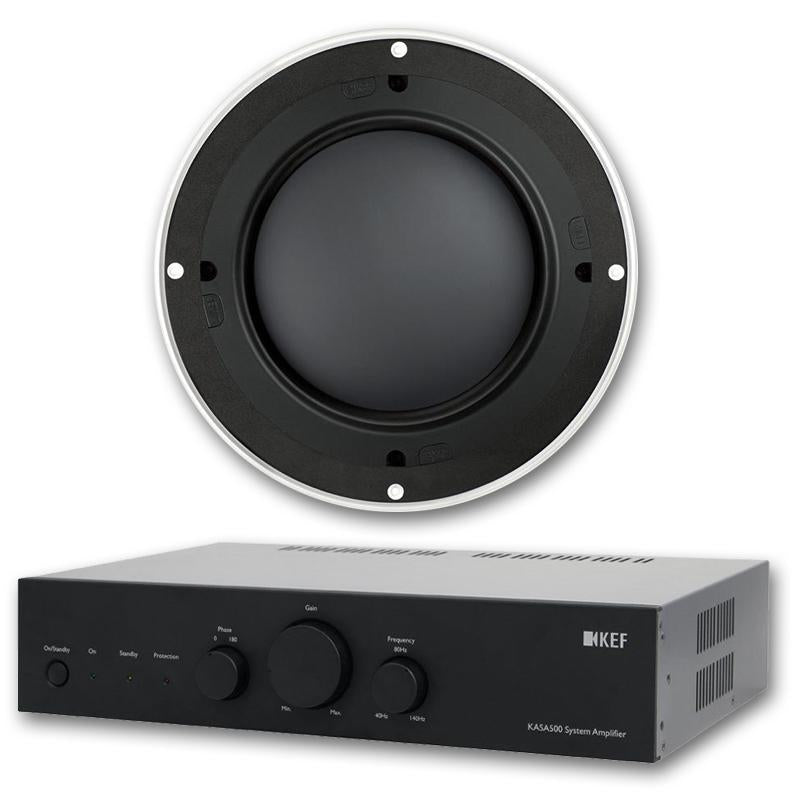 KEF KASA500 Subwoofer Amp & 1x Ci200TRb Driver (Package)