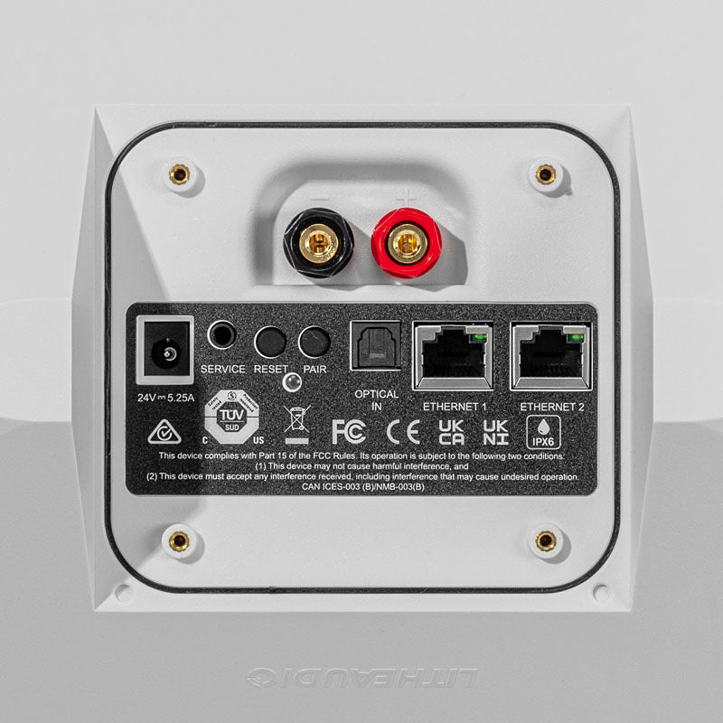 Lithe Audio iO1 Outdoor/Indoor Active Speaker (Single) – Ceiling Speakers