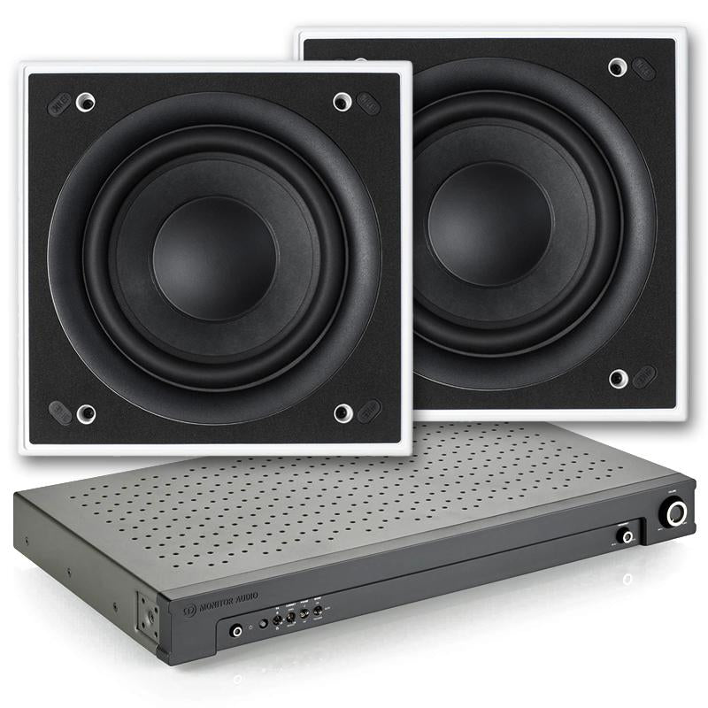 Monitor Audio IWA250 Subwoofer Amp & 2 x KEF Ci200QSb THX Drivers (Pa